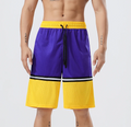 Men Casual Shorts Quick Dry Sports Breathable Fitness Purple Shorts